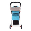 IBIYAYA Matte Edition Diagonal Stripes Pet Stroller –Ocean Blue 繽紛午茶寵物三輪車